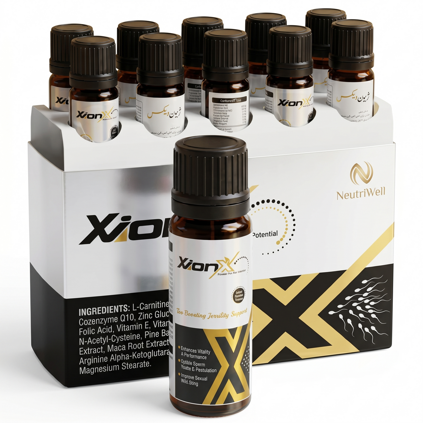 GLUVEX Glutathione Oral Liquid – Glow Boost Formula (1000mg Extra Strength) – 6 Skin Shots